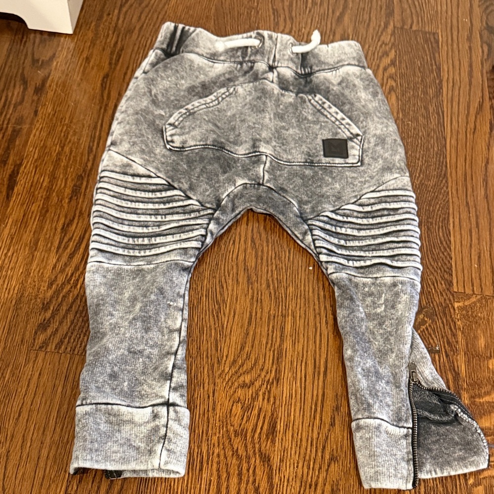 Minikid Side Zip Joggers